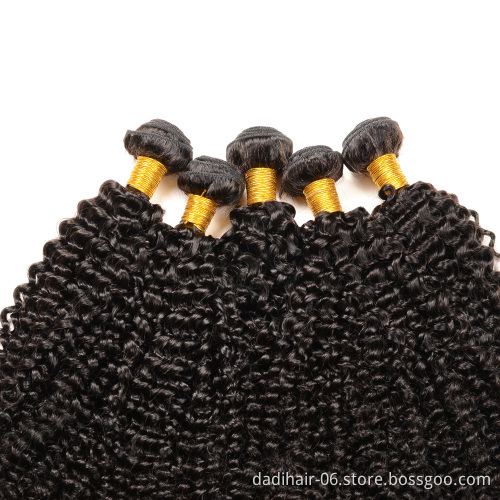 unprocessed Indian human Deep Curly Virgin hair bulk,Afro Wave Indian 7a Romance water wave Jerry curl Human Hair Weave